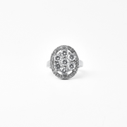 Starlit Oval Ring 14 mm / 6.44 g
