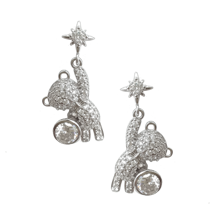 Starry Bear Hug Dangles Free Size