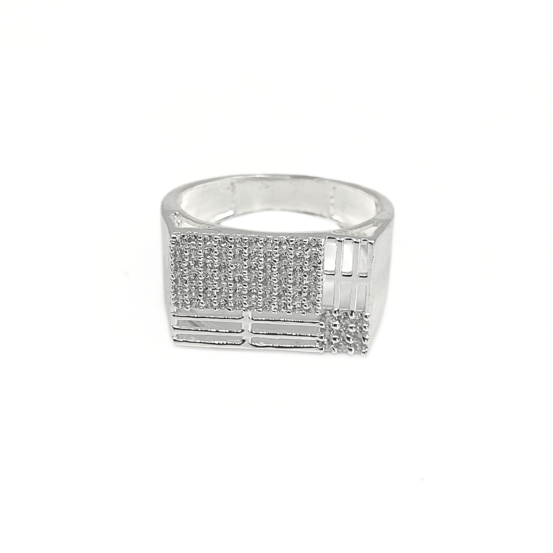Sterling Matrix Ring 19 mm