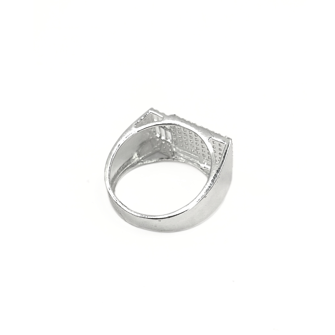 Sterling Matrix Ring 19 mm