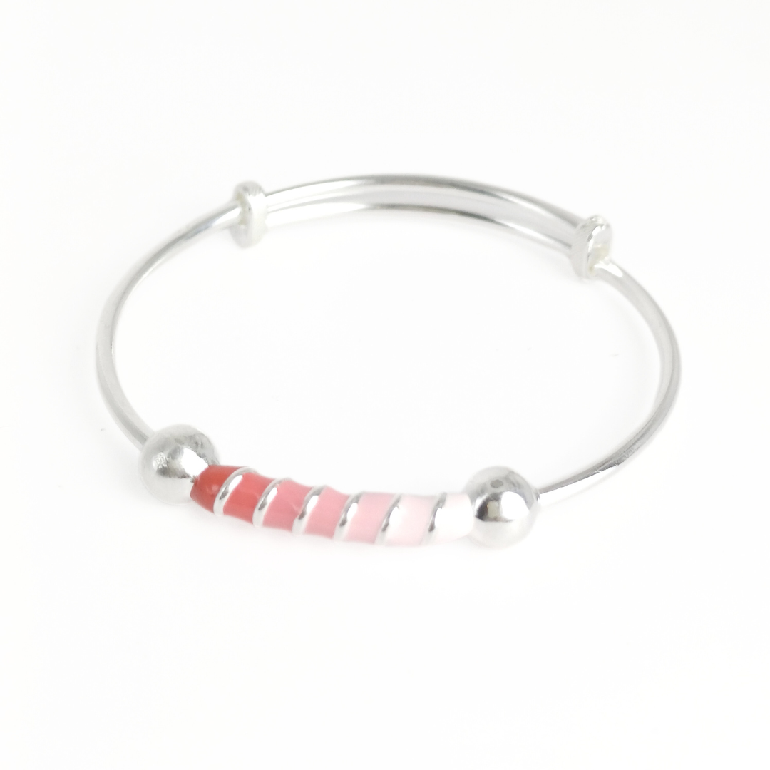 Strawberry Fade Baby Bangles Adjustable / 14.14 g