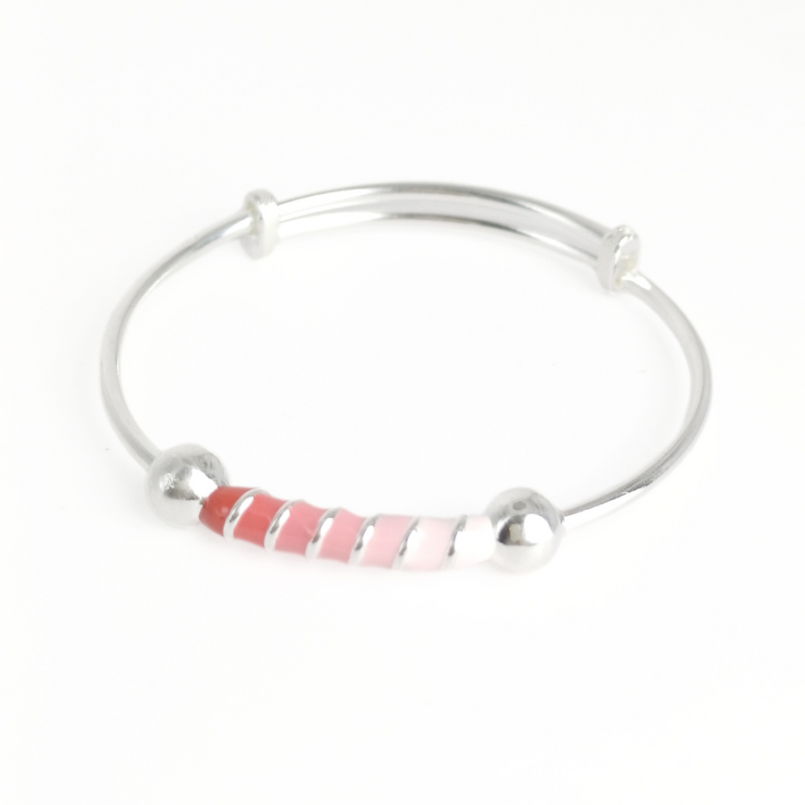 Strawberry Fade Baby Bangles Adjustable / 14.14 g