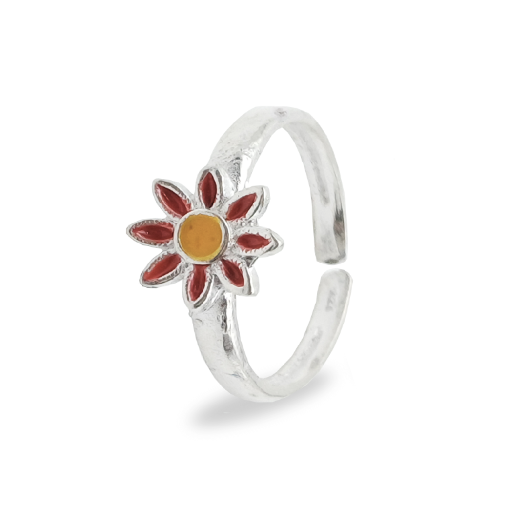 Sunshine & Petals Toe Rings FREE Size / 2.42 g