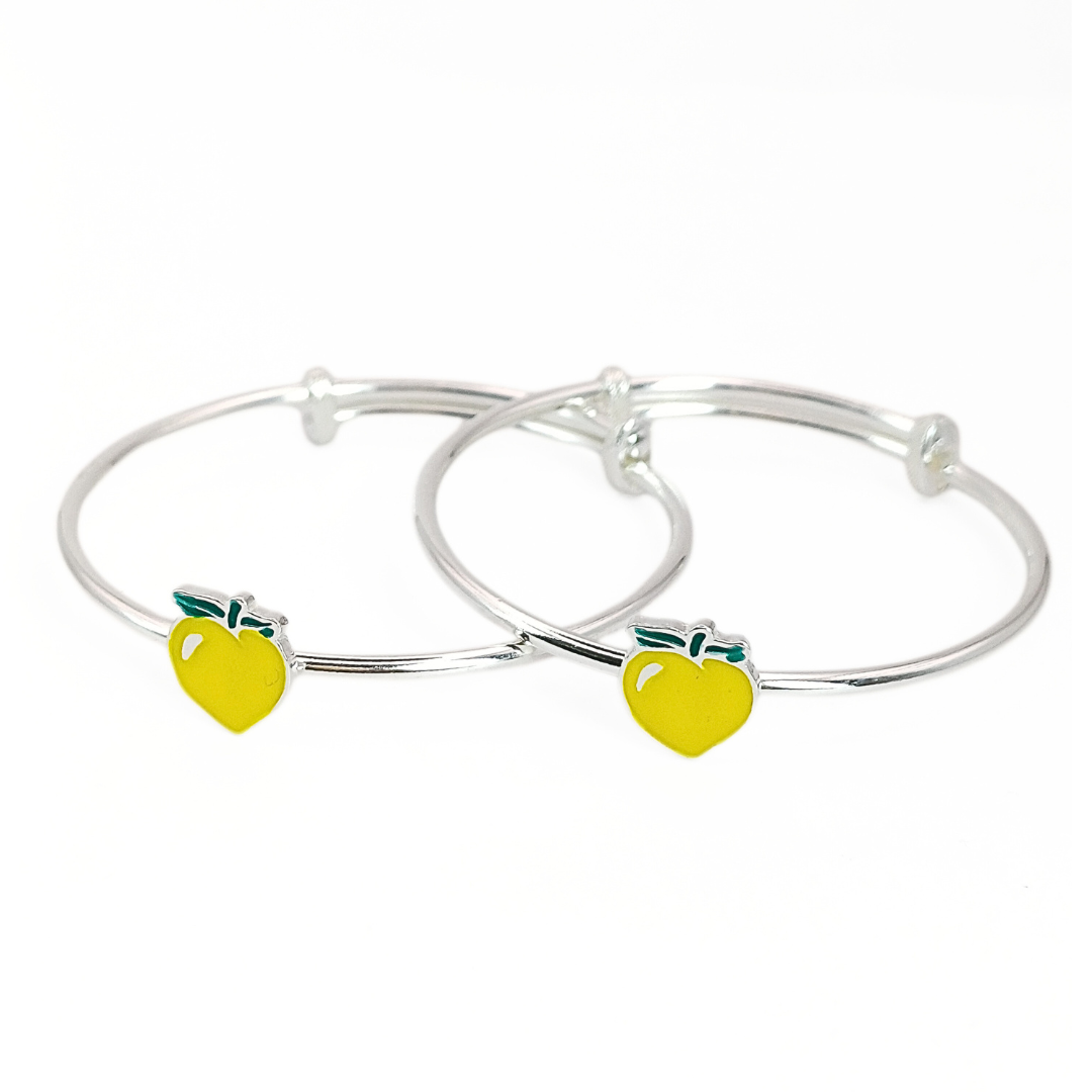 Sweet Peach Bangles Adjustable