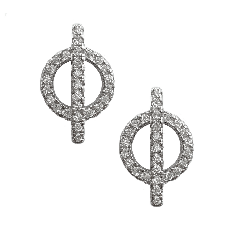 Symbolic Loop Studs Free Size