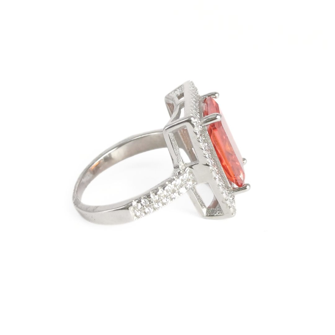 Tangerine Glow Ring 13 mm / 4.96 g