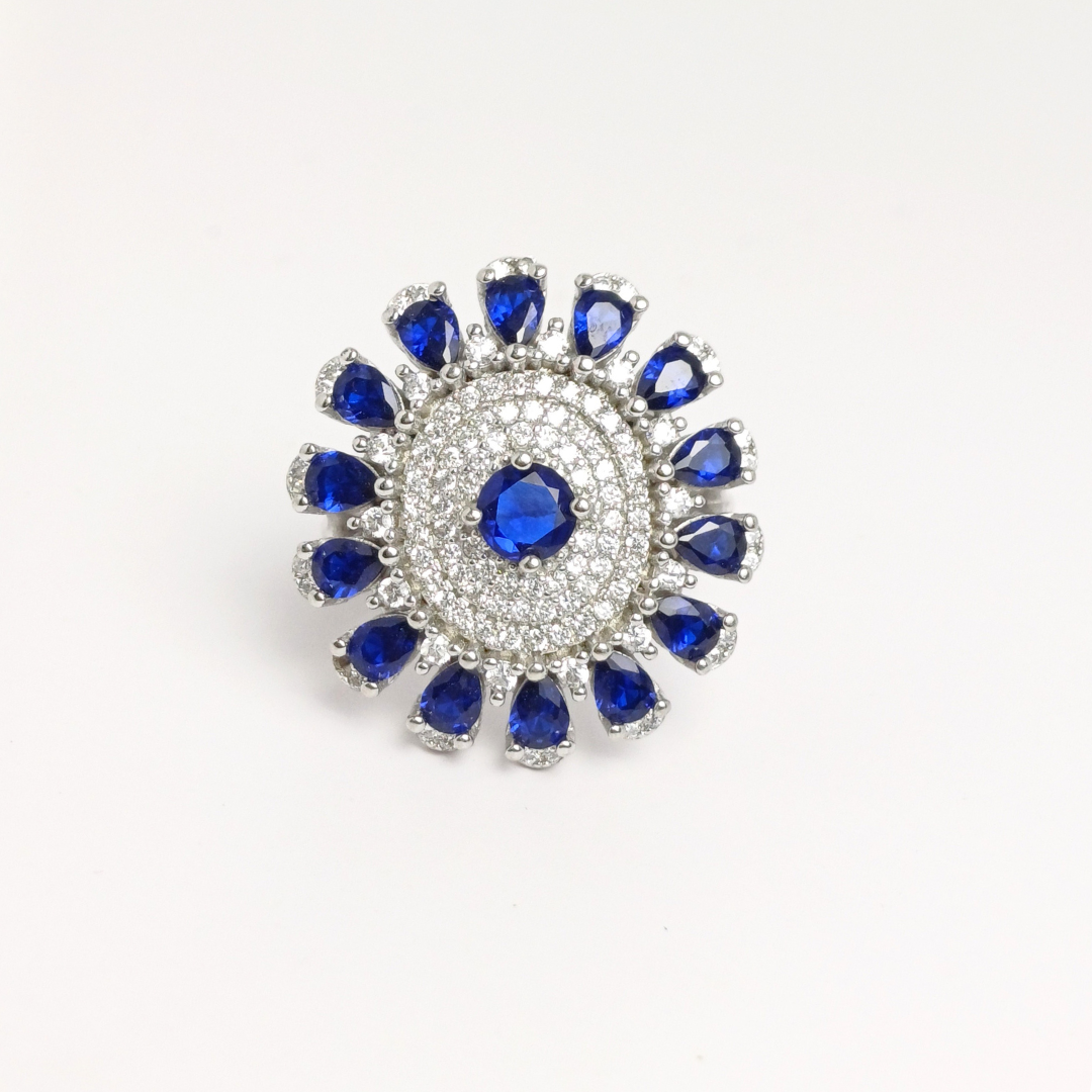 Teardrop Petal Ring 18 mm / 8.78 g