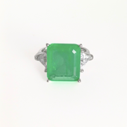 The Emerald Nexus Ring 17 mm / 5.94 g