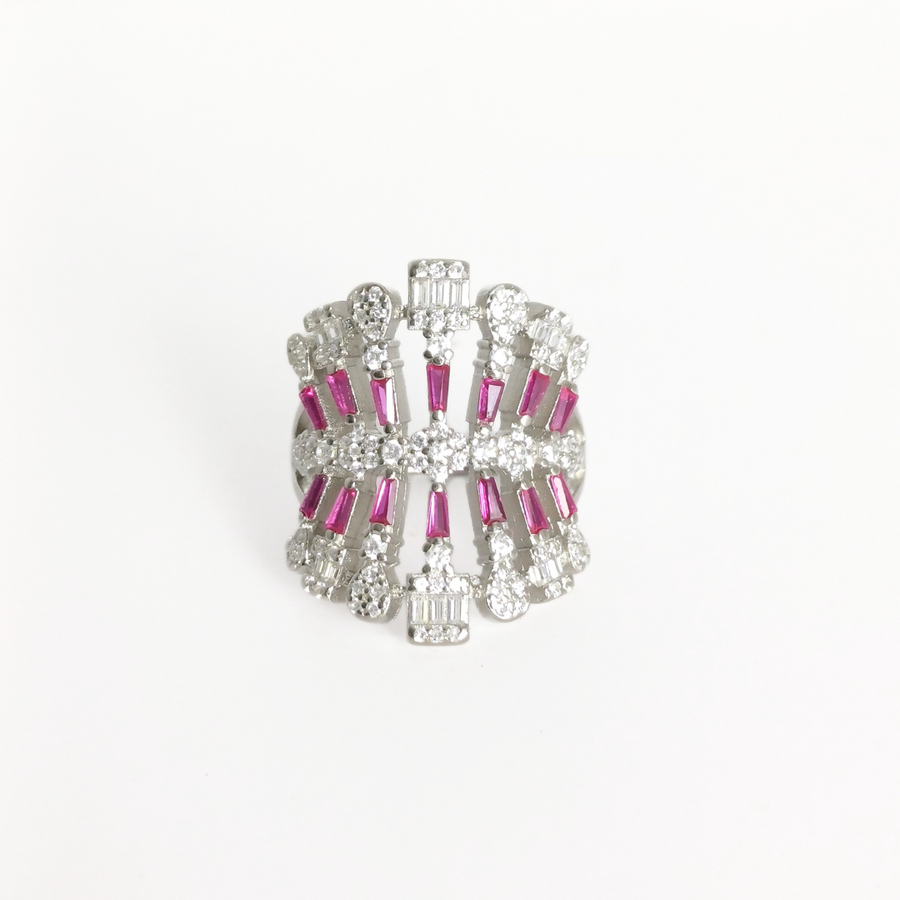 The Pink Prism Ring 14 mm / 6.44 g