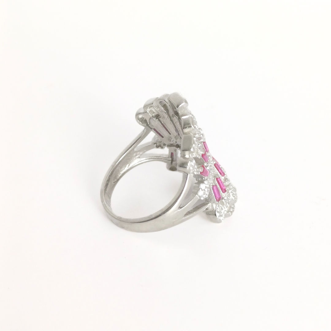 The Pink Prism Ring 14 mm / 6.44 g