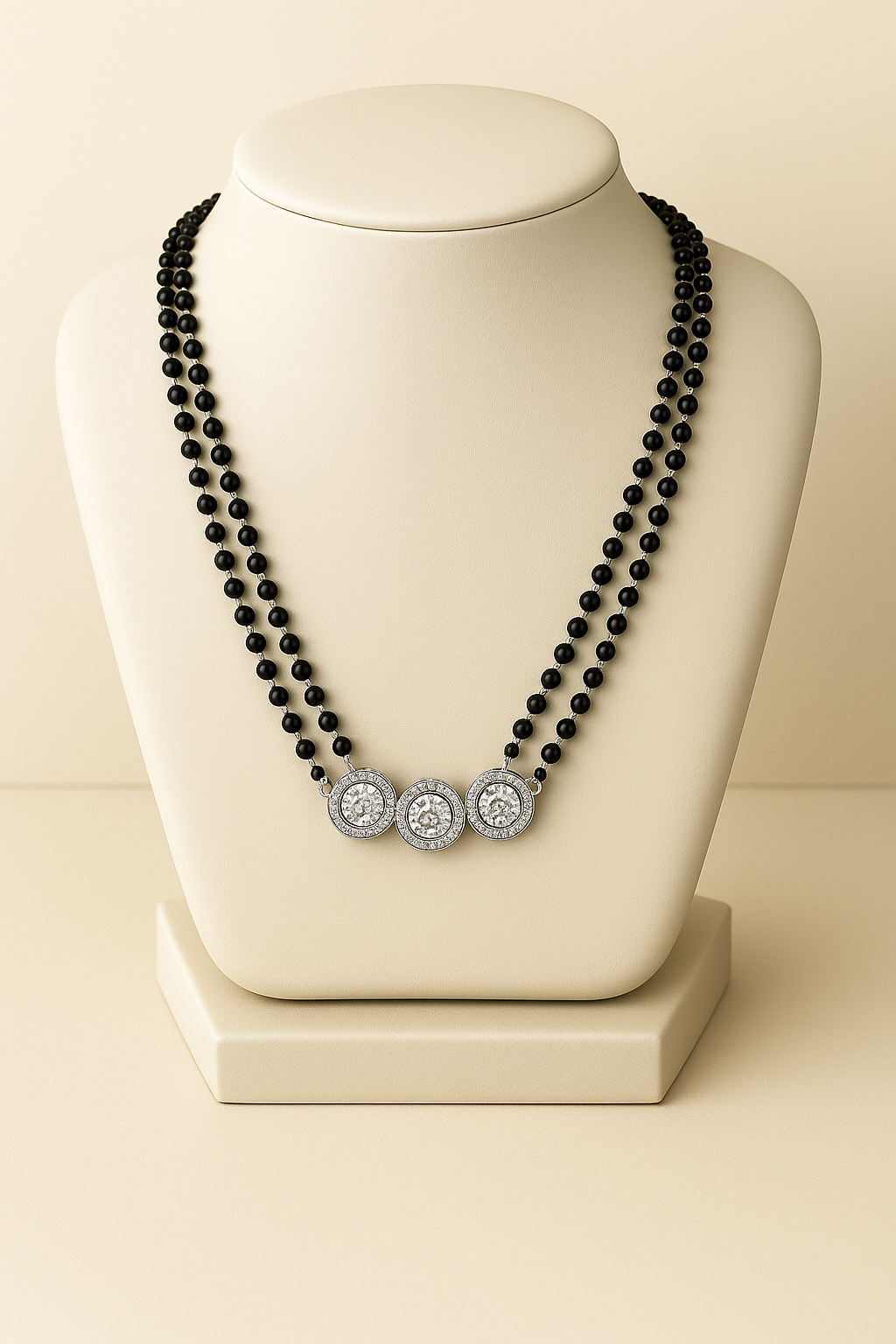 Three's a Charm Mangalsutra 18 inches