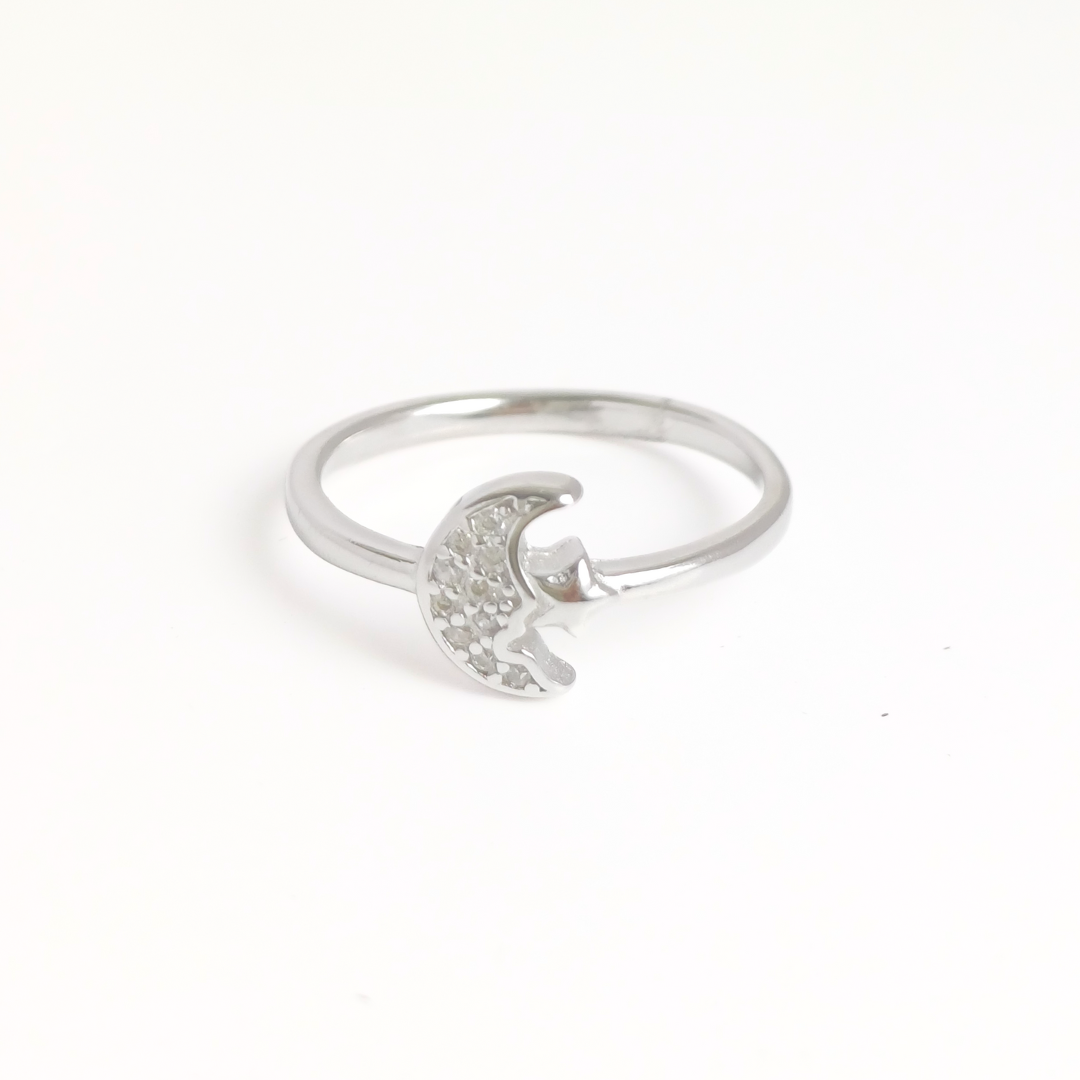 To The Moon And Stars Ring 14 mm / 1.75 g