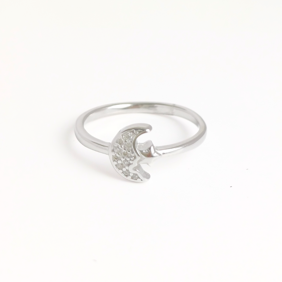 To The Moon And Stars Ring 14 mm