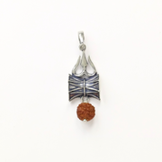 Trishul Rudraksha Pendant Free Size