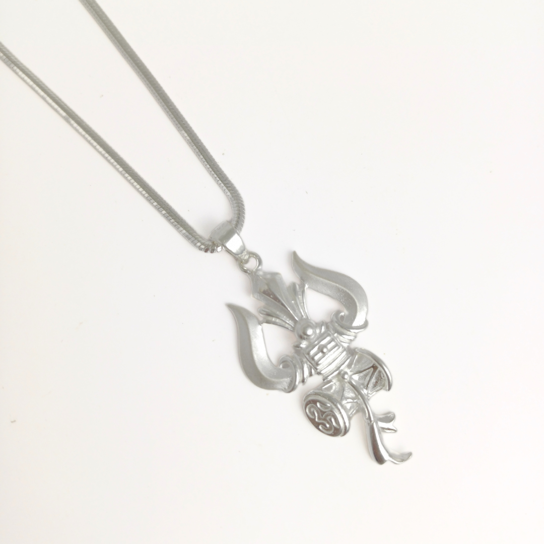 Trishul and Damru Pendant 3.97 g