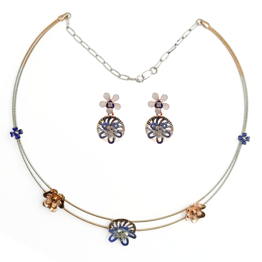 Twilight Bloom Necklace Set 19.11 g