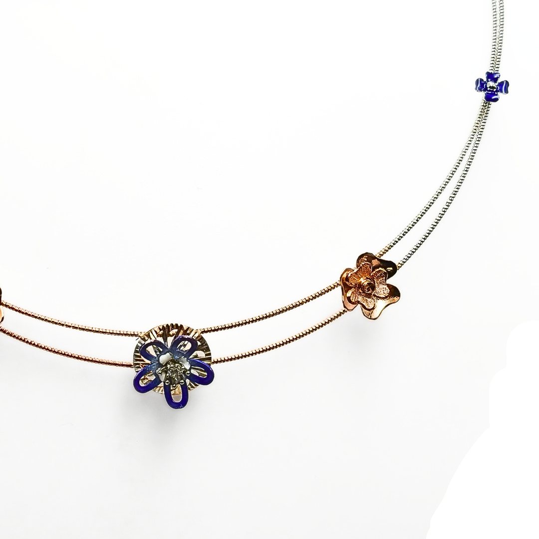 Twilight Bloom Necklace Set 19.11 g
