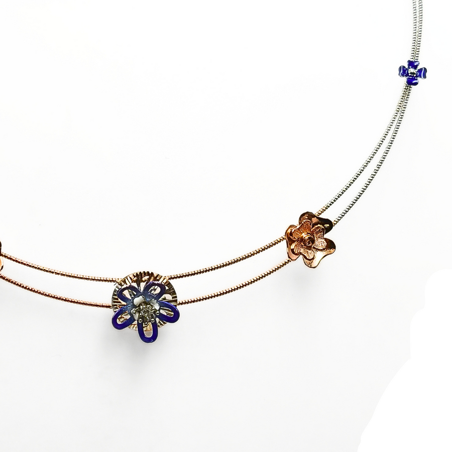 Twilight Bloom Necklace Set 19.11 g