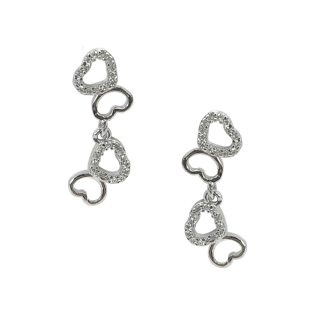 Twin-Flame Hearts Necklace Set 10.11 g