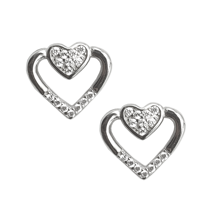 Twin Love Studs Free Size