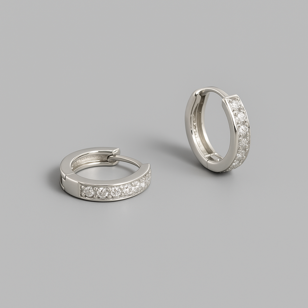 Two-Tier Twinkle Hoops Free Size / 2.77 g