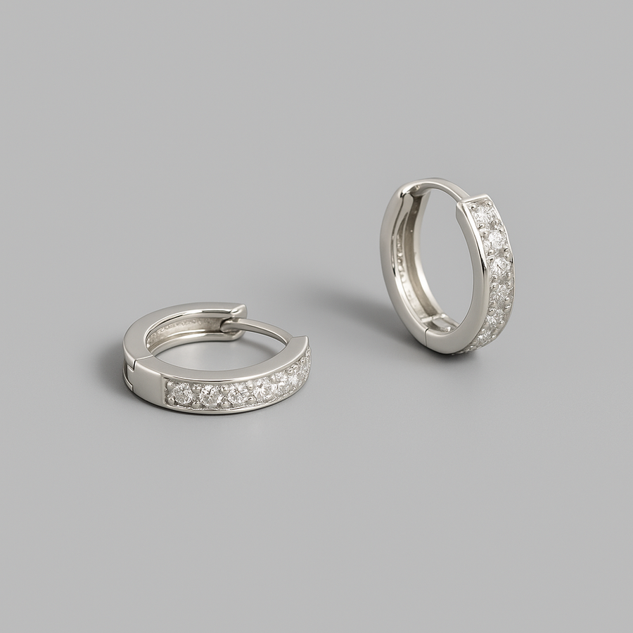 Two-Tier Twinkle Hoops Free Size / 2.77 g