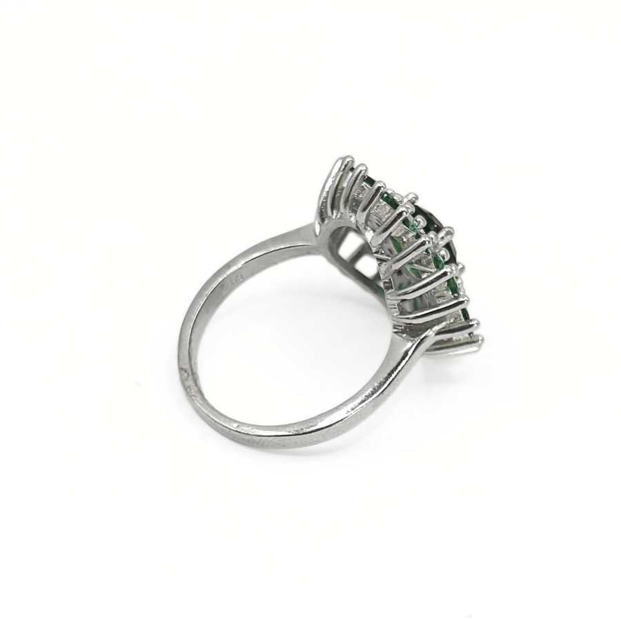 Verdant Sunburst Ring 17 mm / 5.83 g