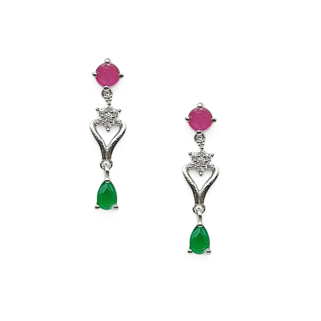 Veridian Rose Necklace Set 20.58 g