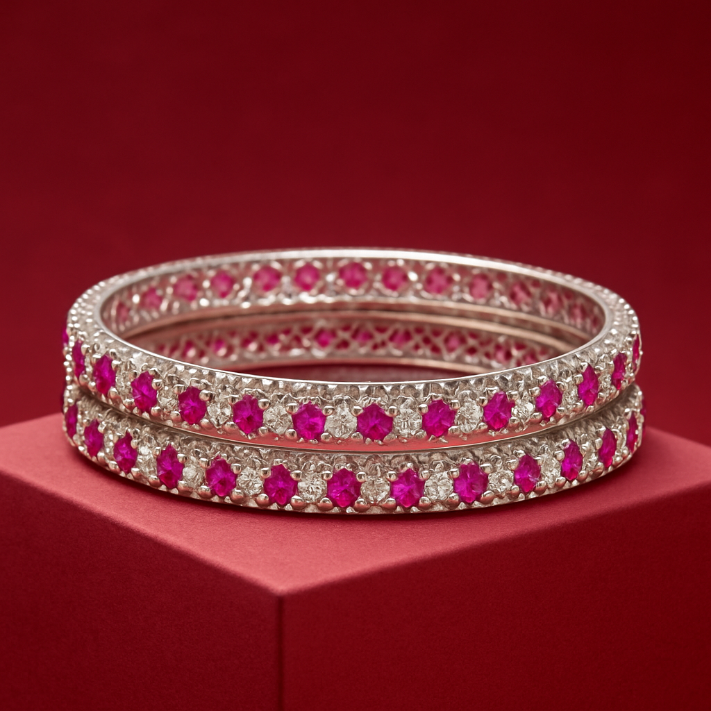 Vintage Rose Bangles 63 mm / 34.54 g
