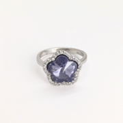 Violet Bloom Ring 12 mm / 3.7 g