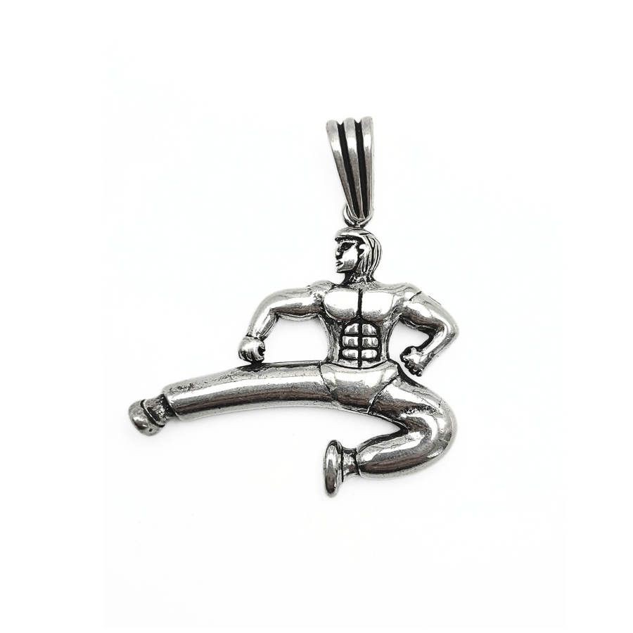 Warrior's Kick Pendant Free Size