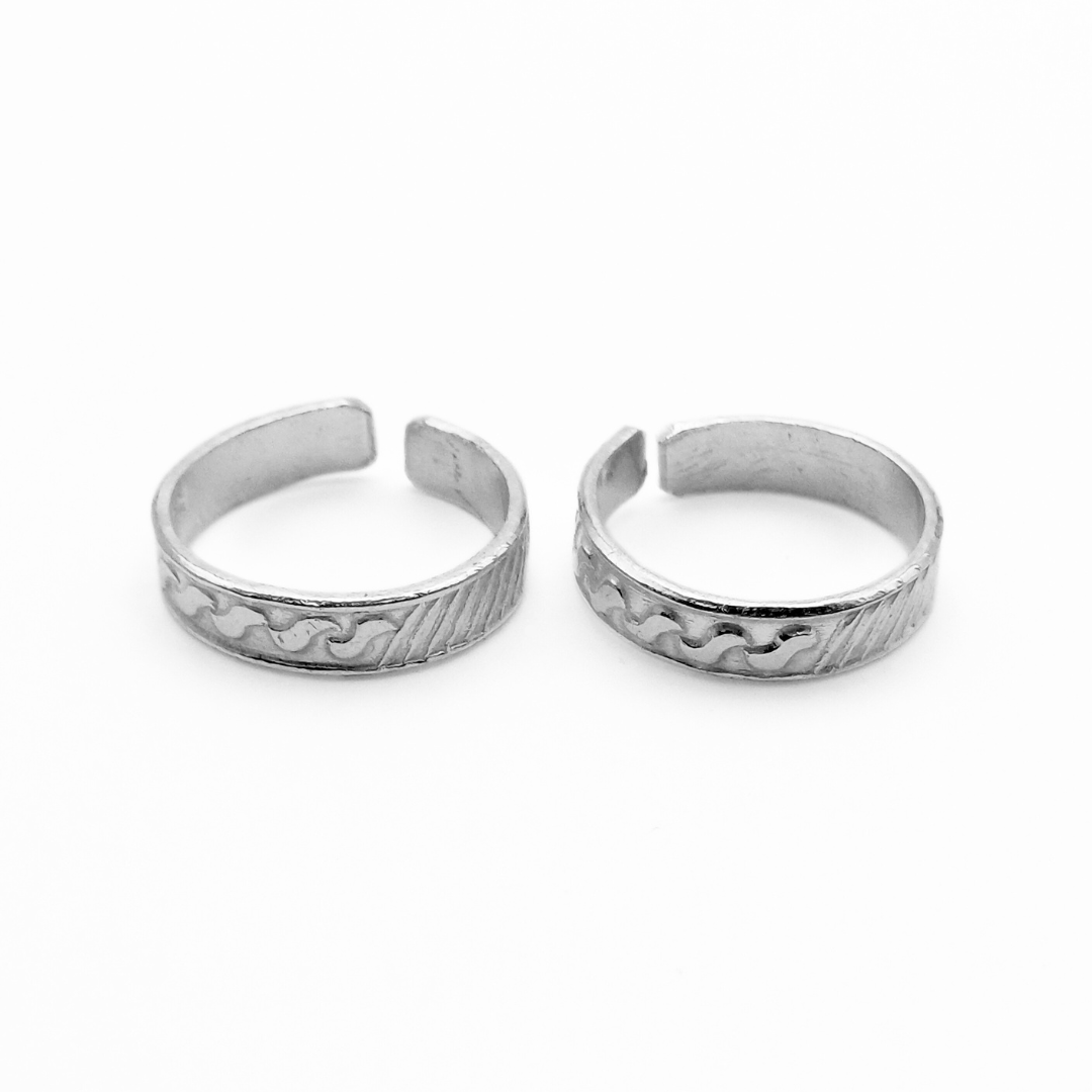 Wavy Wonders Toe Rings FREE Size / 4.6 g