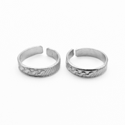 Wavy Wonders Toe Rings FREE Size / 4.6 g