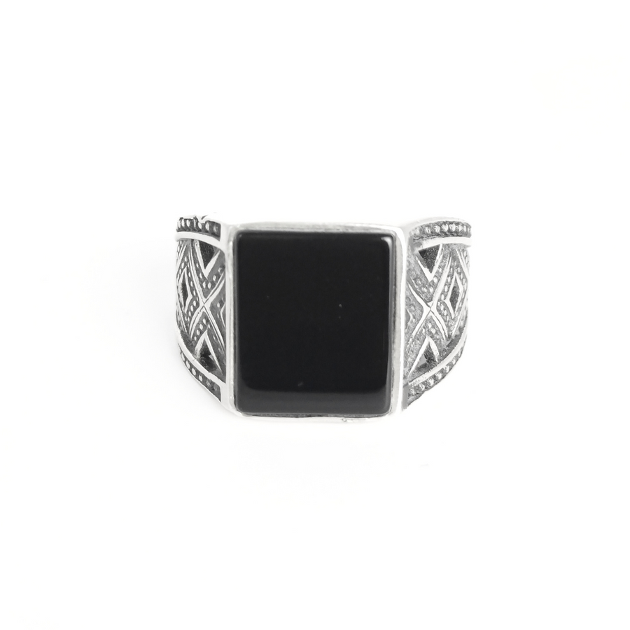 Woven Onyx Ring 20 mm / 5.72 g