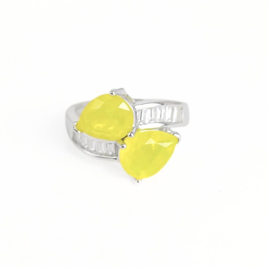 Yellow Bloom Ring 14 mm / 3.73 g