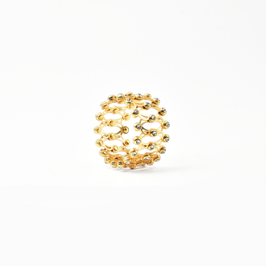 Yellow Metamorphosis Ring Bracelet Free Size / 10.59 g